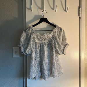 Doen Frances blue floral